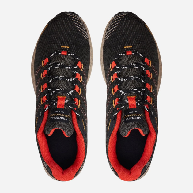 Чоловічі кросівки для бігу Merrell Fly Strike J067377 44.5 (10.5US) 28.5 см Чорний/Помаранчевий (195017999437) - зображення 5