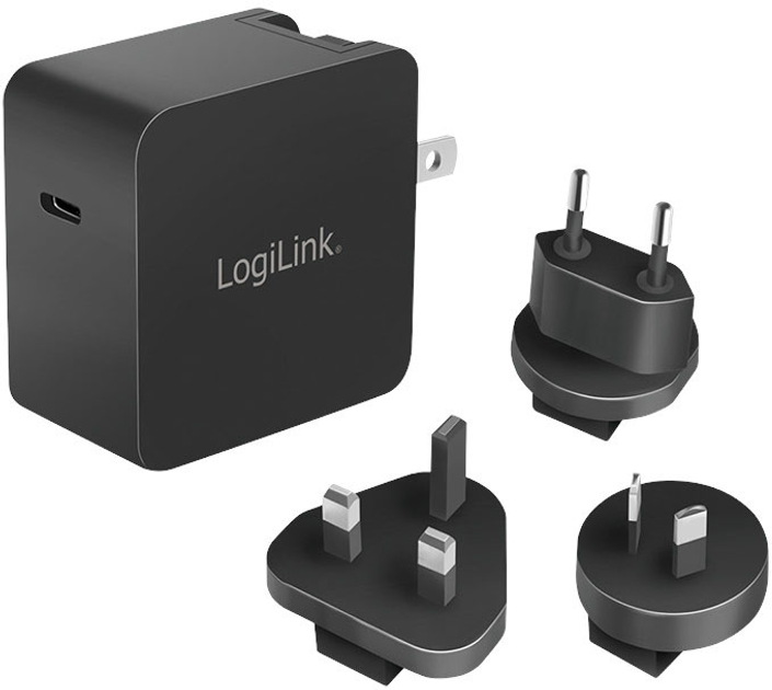 Мережевий зарядний пристрій Logilink USB Travel Charger USB-CF PA0302 Black (4052792069723) - зображення 2