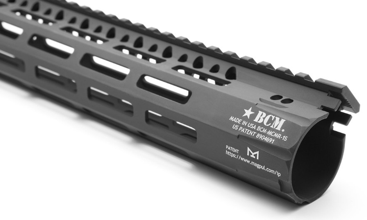 Цівка BCM MCMR-9 (M-LOK Compatible Modular Rail) Black BCM-MCMR-15-556-BLK - зображення 2