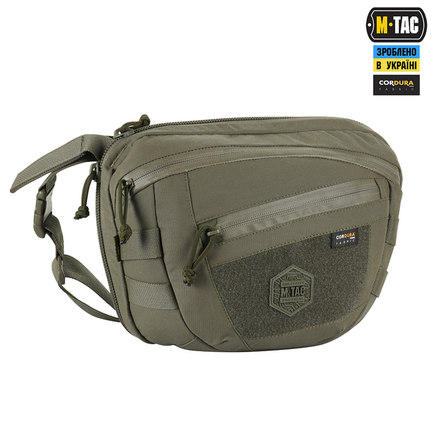 Cумка М-Тас Sphaera Hardsling Bag Large з липучкою Elite Ranger Green - зображення 2