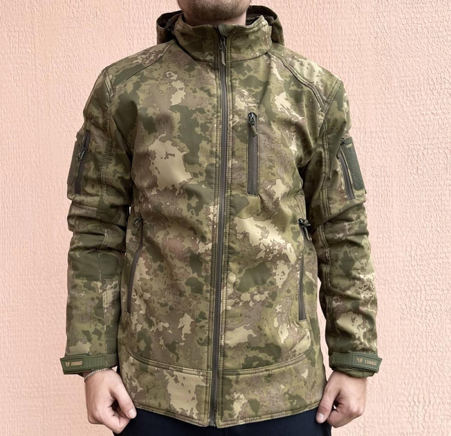 Куртка чоловіча тактична Мультикам Combat Туреччина Софтшел Soft-Shell ЗСУ (ЗСУ) XXXL 8072 - зображення 2
