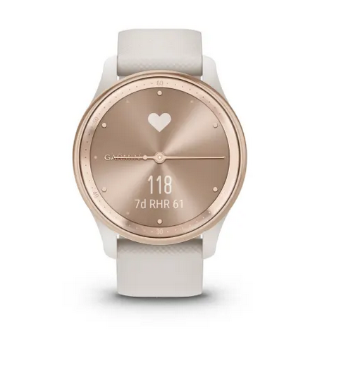 Смарт-часы Garmin Vivomove Trend White Cream (010-02665-01) - Фото 3 Смарт-часы Garmin Vivomove Trend White Cream (010-02665-01) - изображение 3