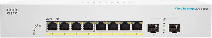 Комутатор Cisco CBS220-8T-E-2G-UK - зображення 2