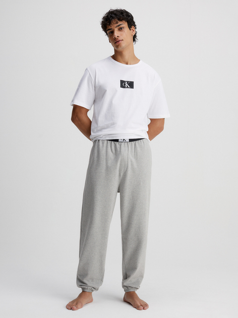 Піжамні штани чоловічі бавовняні Calvin Klein 000NM2393E-P7A 2XL Сірі (8720107551893) - зображення 3