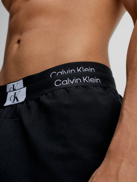 Spodnie od piżamy męskie bawełniane Calvin Klein 000NM2393E-UB1 M Czarne (8720107557147) - obraz 4