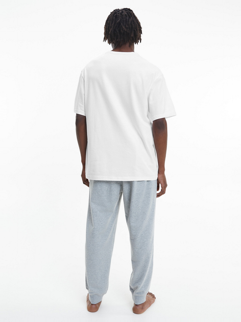 Футболка довга чоловіча Calvin Klein Underwear 000NM2298E-100 L Біла (8719856377625) - зображення 2