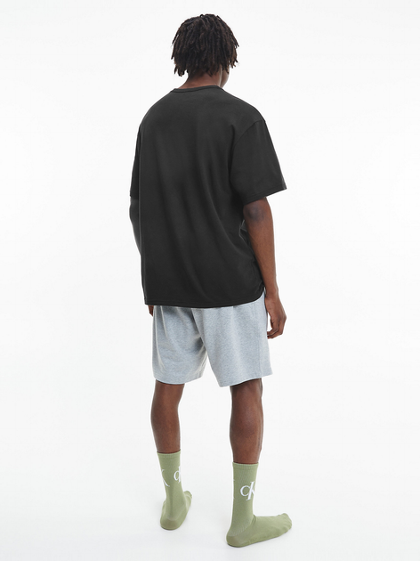 Футболка довга чоловіча Calvin Klein Underwear 000NM2298E-UB1 M Чорна (8719856381264) - зображення 2