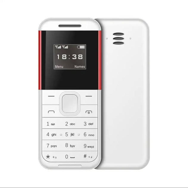 Маленький мобильный кнопочный телефон AIEK BM222 2SIM Белый – фото ...