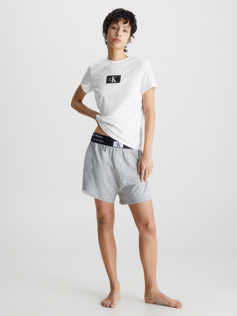 Koszulka damska bawełniana Calvin Klein Underwear 000QS6945E-100 M Biała (8720107312838) - obraz 3