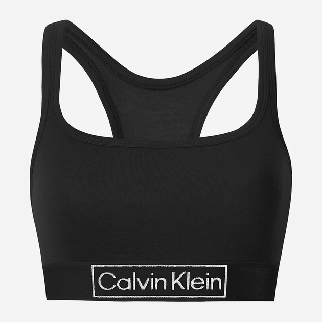 Бюстгальтер без кісточок бавовняний Calvin Klein Underwear 000QF6768E-UB1 S Чорний (8719855412624) - зображення 4