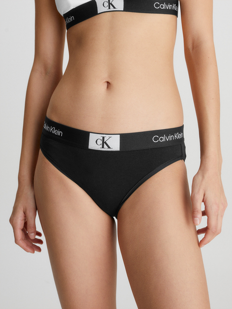 Трусики-сліпи жіночі бавовняні Calvin Klein Underwear 000QF7222E-UB1 S Чорні (8720107324060) - зображення 1