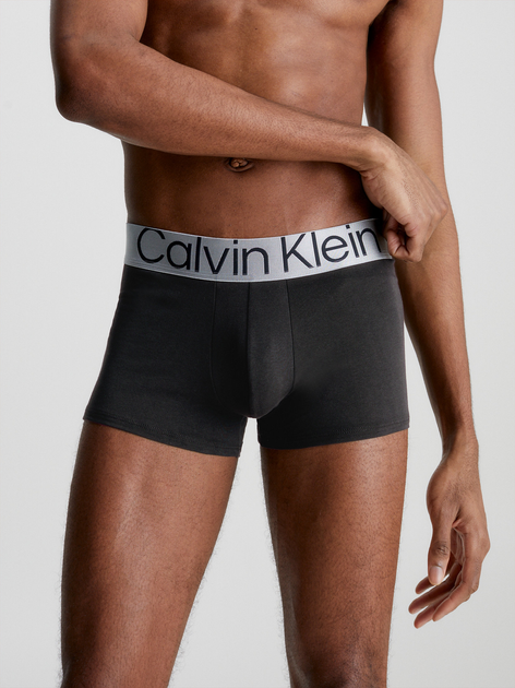 Набір трусів шорт чоловічих бавовняних Calvin Klein Underwear 000NB3130A-7V1 2XL 3 шт Чорний (8719855387281) - зображення 2