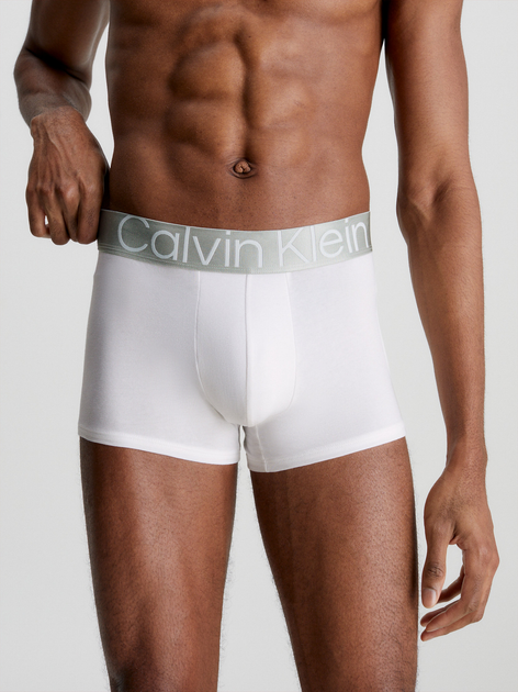 Набір трусів шорт чоловічих бавовняних Calvin Klein Underwear 000NB3130A-MPI XL 3 шт Сірий/Чорний/Білий (8719855389933) - зображення 2