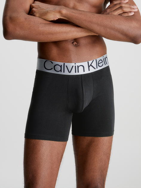 Набір трусів шорт чоловічих бавовняних Calvin Klein Underwear 000NB3131A-7V1 S 3 шт Чорний (8719855392773) - зображення 1