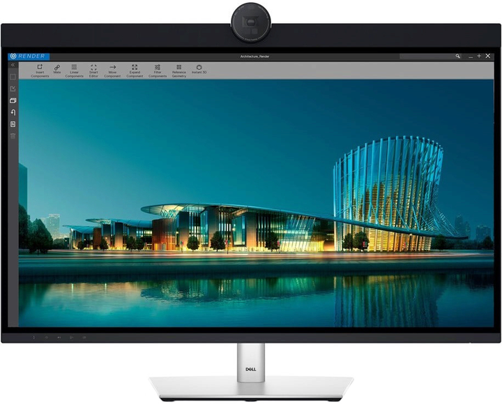 Монітор 32" Dell UltraSharp U3224KBA IPS 6144x3456 px 6K LCD чорно-сріблястий (DELL-U3224KBA) - зображення 1