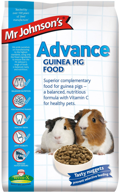 Karma dla świnek morskich Mr Johnson's Advance Guinea Pig Food 1.5 kg (5060033896976) - obraz 1