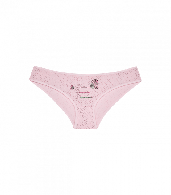 Подростковые трусы слипы для девочки с принтом Бабочки - Donella - 5112Y3 - 146-152 см - Светло-розовый - Фото 1 Подростковые трусы слипы для девочки с принтом Бабочки - Donella - 5112Y3 - 146-152 см - Светло-розовый - изображение 1