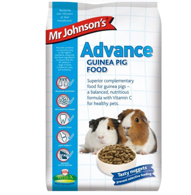 Karma dla świnek morskich Mr Johnson's Advance Guinea Pig Food 10 kg (5060033896938) - obraz 1