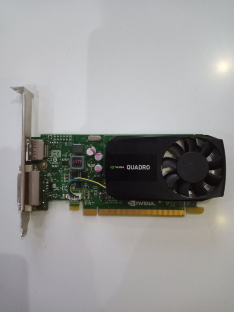 Дискретная видеокарта nVidia Quadro K620, 2 GB DDR3, 128-bit, 1x DVI ...