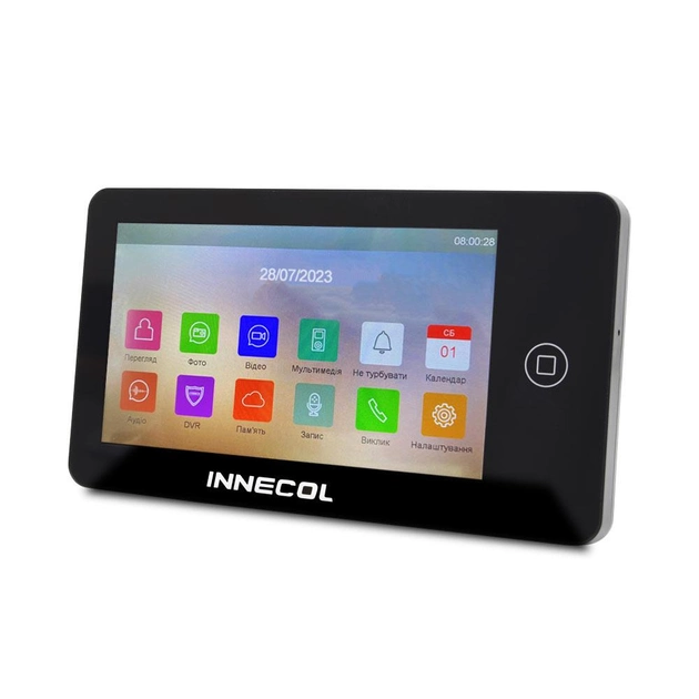 Відеодомофон із датчиком руху INNECOL NEO HD (Black) - зображення 2