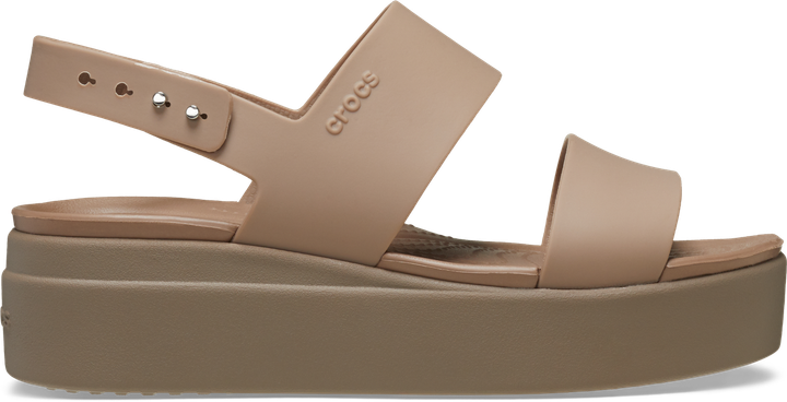 Женские босоножки CROCS Women’s Brooklyn Low Wedge 36 (EU 36-37) Латте/ Бежевый 206453 - Фото 4 Женские босоножки CROCS Women’s Brooklyn Low Wedge 36 (EU 36-37) Латте/ Бежевый 206453 - изображение 4