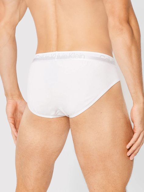 Zestaw majtek męskich typu slipy Calvin Klein Underwear 000NB2969A-UW5 M 3 szt Czarny/Biały/Szary (8719854639091) - obraz 3