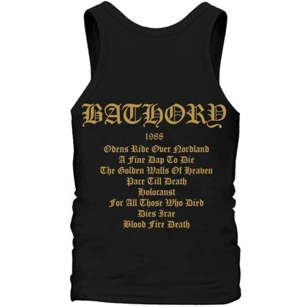 Майка Rockway Bathory "Blood Fire Death Чорний, Розмір XL - Фото 2 Майка Rockway Bathory "Blood Fire Death Чорний, Розмір XL - изображение 2