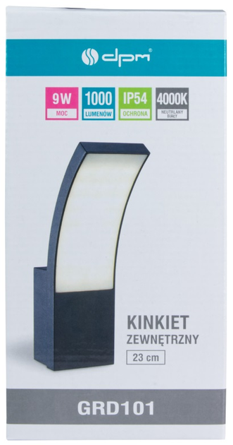 Klinket LED zewnętrzny kwadratowy DPM GRD101 (5906881210604) - obraz 6