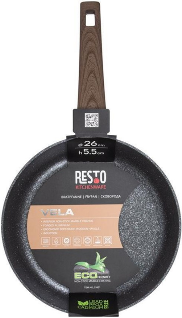 Сковорода Resto Vela 93431 26 см (4260403578704) - зображення 5