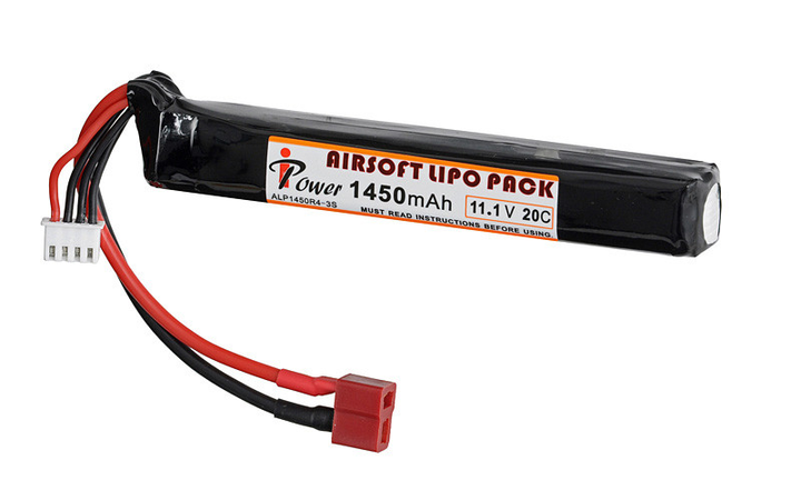 Аккумулятор Li-Po 1450mAh 11,1V 20C T-connect [IPower] (для страйкбола) - изображение 2