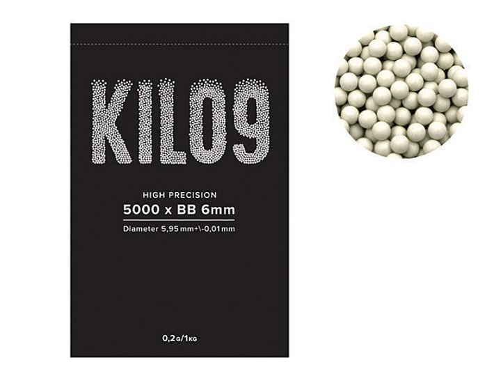 Страйкбольные шары KILO9 – 0.20g -5000шт - изображение 1
