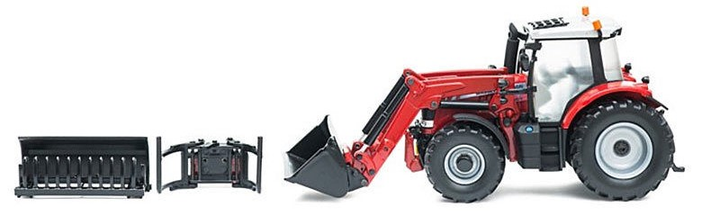 Traktor TOMY Britains Massey Ferguson z ładowaczem 6616 (0036881430827) - obraz 4