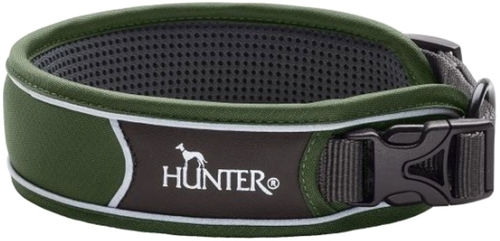 Obroża dla psów Hunter Divo S 25 - 35 cm Green/Grey (4016739675958) - obraz 1