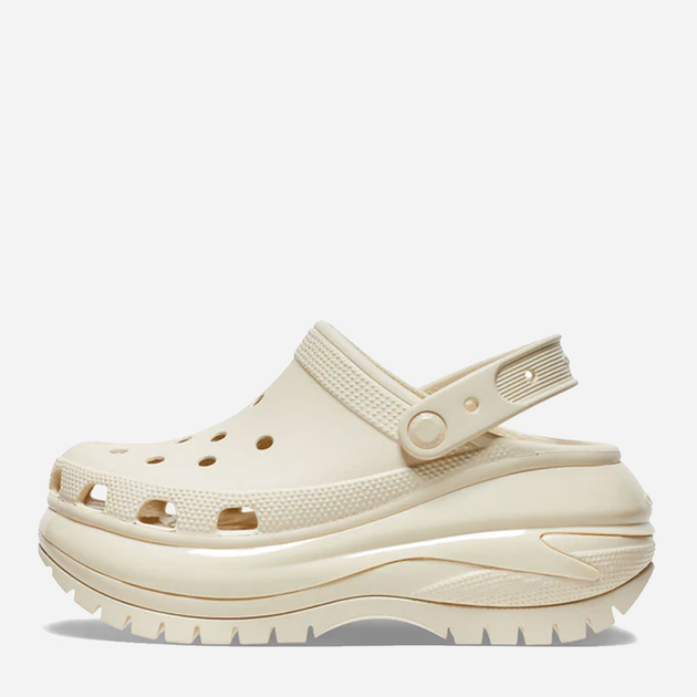 Жіночі крокси Crocs Mega Crush 207988-2Y2 36-37 (M4/W6) 22 см Бежеві (196265104147) - зображення 3
