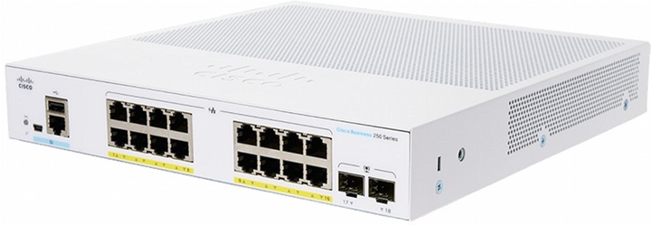 Комутатор Cisco CBS250-16P-2G-UK (CBS250-16P-2G-UK) - зображення 2