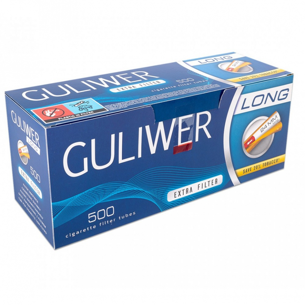 Гільзи для сигарет Guliwer Long Extra 24мм 500шт - изображение 4