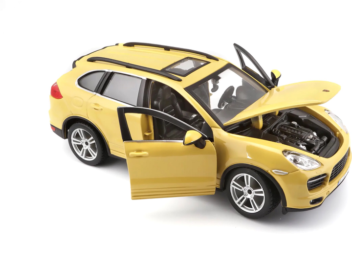 Metalowy model samochodu Bburago Porsche Cayenne Turbo 1:24 (4893993210565) - obraz 3