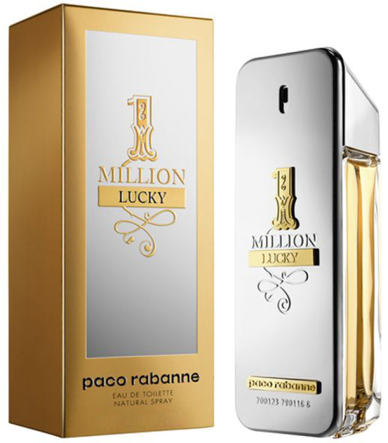 Туалетна вода для чоловіків Paco Rabanne 1 Million Lucky 100 мл (3349668562671) - зображення 1