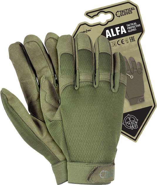 Рукавички тактичні повнопалі REIS TACTICAL GLOVES RTC-ALFA Olive S - зображення 1