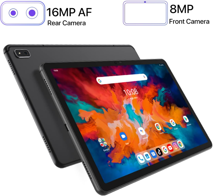 Планшет 10.4" 2K UMIDIGI A11 4/128Gb 4G 2-SIM 8 ядер Android 11 8000 mAh Чорний Factory Recertified g3 - зображення 3