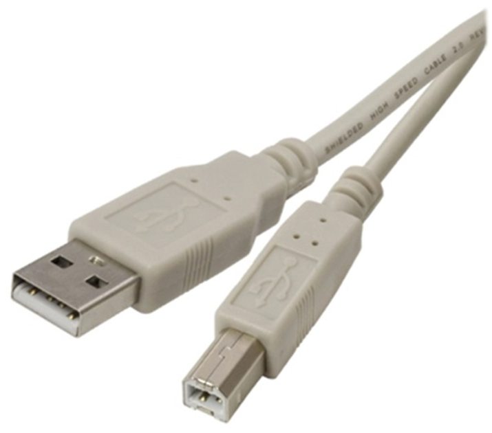 Przewód USB DPM BLUSB2 USB type A - USB type B 3 m (5906881197387) - obraz 1