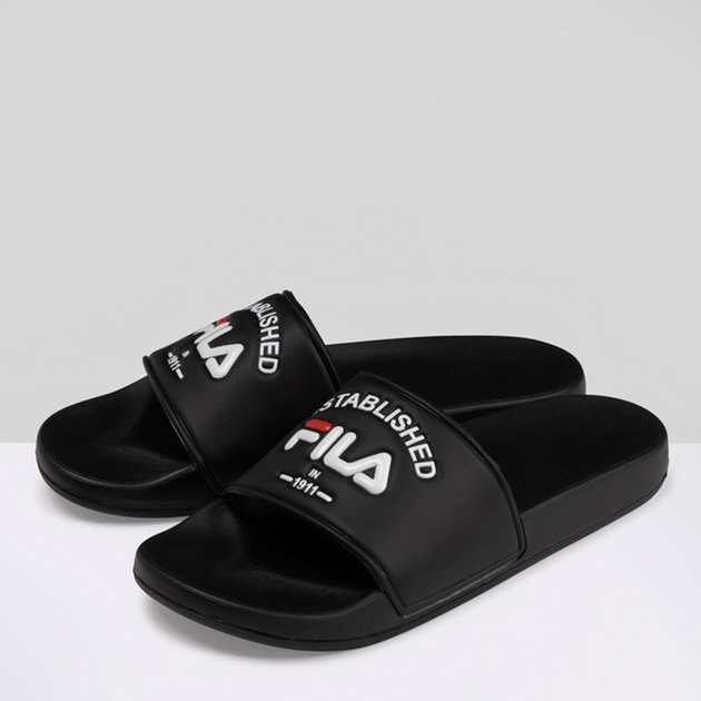 Чоловічі шльопанці Fila Baywalk '23 Slipper FFM0221-80010 42 (9US) 27 см Чорні (8719477757479) - зображення 2