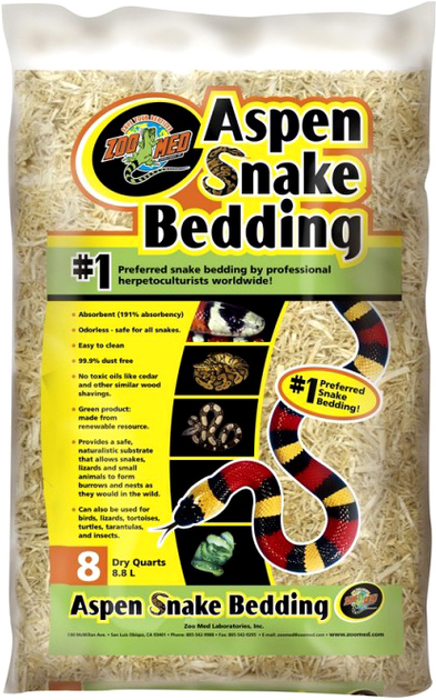 Podłoże do terrarium Zoo Med Aspen Snakebedding 8.8 l (0097612751086) - obraz 1