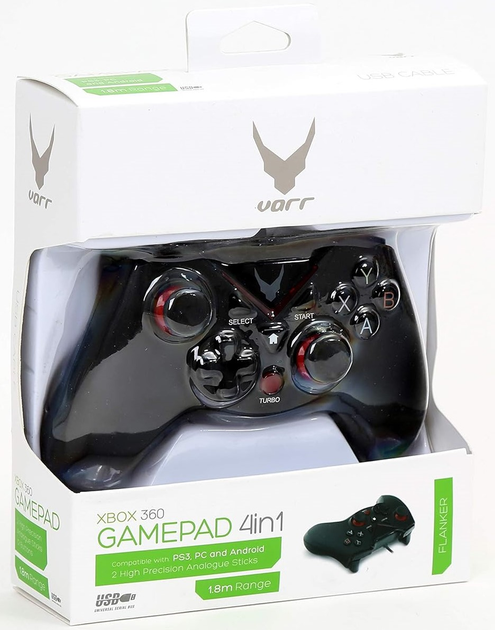 Kontroler Omega Flanker Wired Black (OGPXBOXNEW) - obraz 3