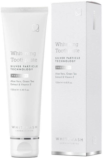 Wybielająca pasta do zębów WhiteWash Laboratories Professional Whitening z cząsteczkami srebra 125 ml (5060249420002) - obraz 2