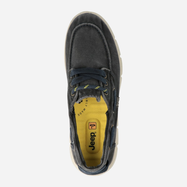 Buty żeglarskie męskie Jeep JM41031A-016 42 (8UK) 28 cm Ciemnoszare (8055304804535) - obraz 4