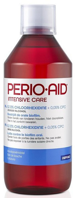 Płyn do płukania ust Dentaid Perio-Aid Intensive Care 0.12% 500 ml (8427426041998) - obraz 2