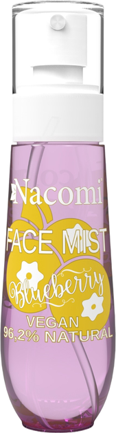 Міст для тіла і обличчя Nacomi Face Mist Vegan Natural Аромат чорницi 80 мл (5902539710373) - зображення 1