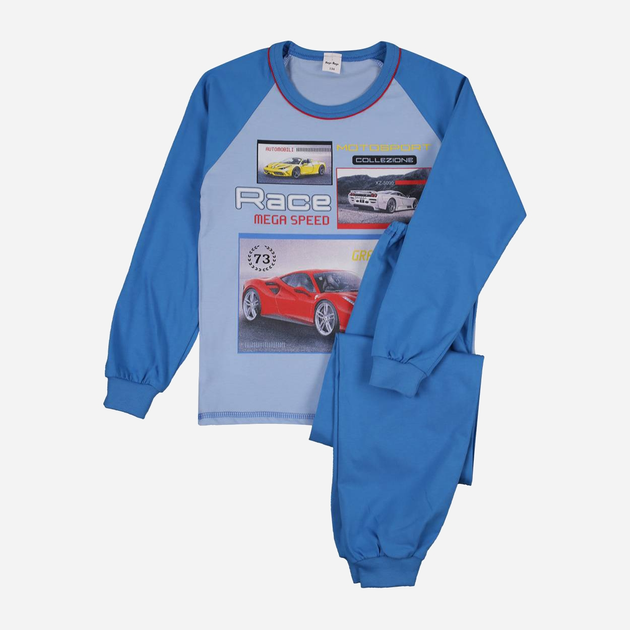 Piżama dziecięca dla chłopca Tup Tup P220CH-3100 134 cm Niebieska (5901845299398) - obraz 1