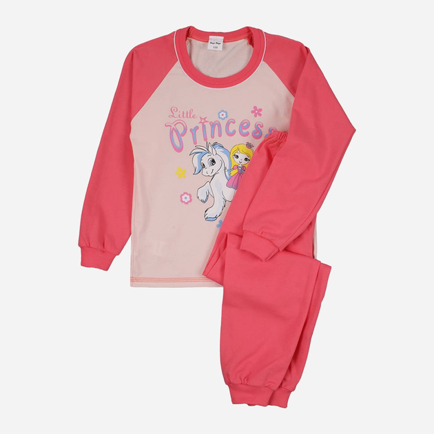 Piżama dziecięca dla dziewczynki Tup Tup P222DZ-2000 116 cm Pudrowa/Różowa (5901845299244) - obraz 1